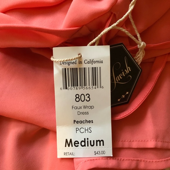 Faux wrap dress - Picture 2 of 3